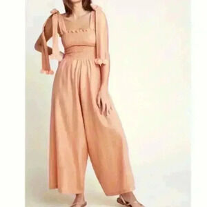 NWT Sundress Pippa Jumpsuit in Terracotta Flamingo Bohemian